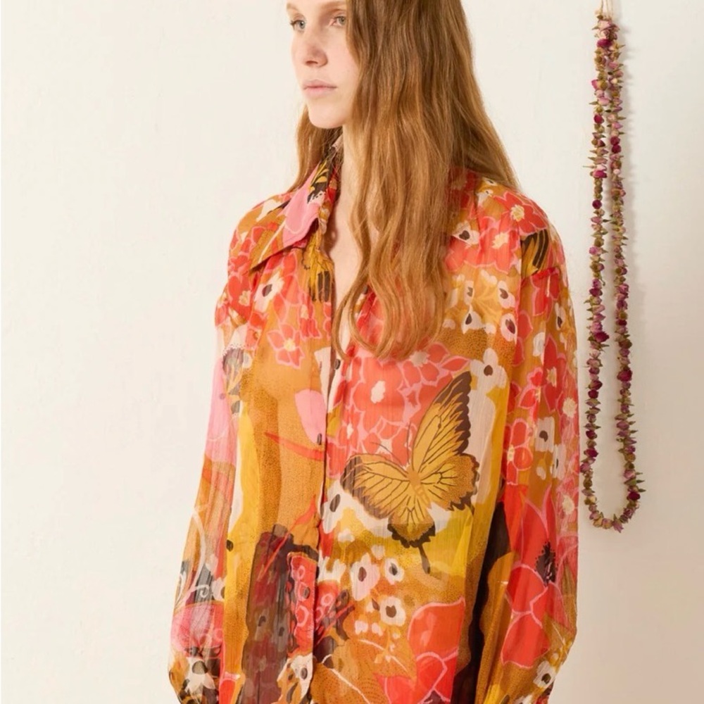 Alix Of Bohemia Multicolor Floral Blouse